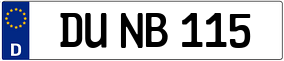 Truck License Plate